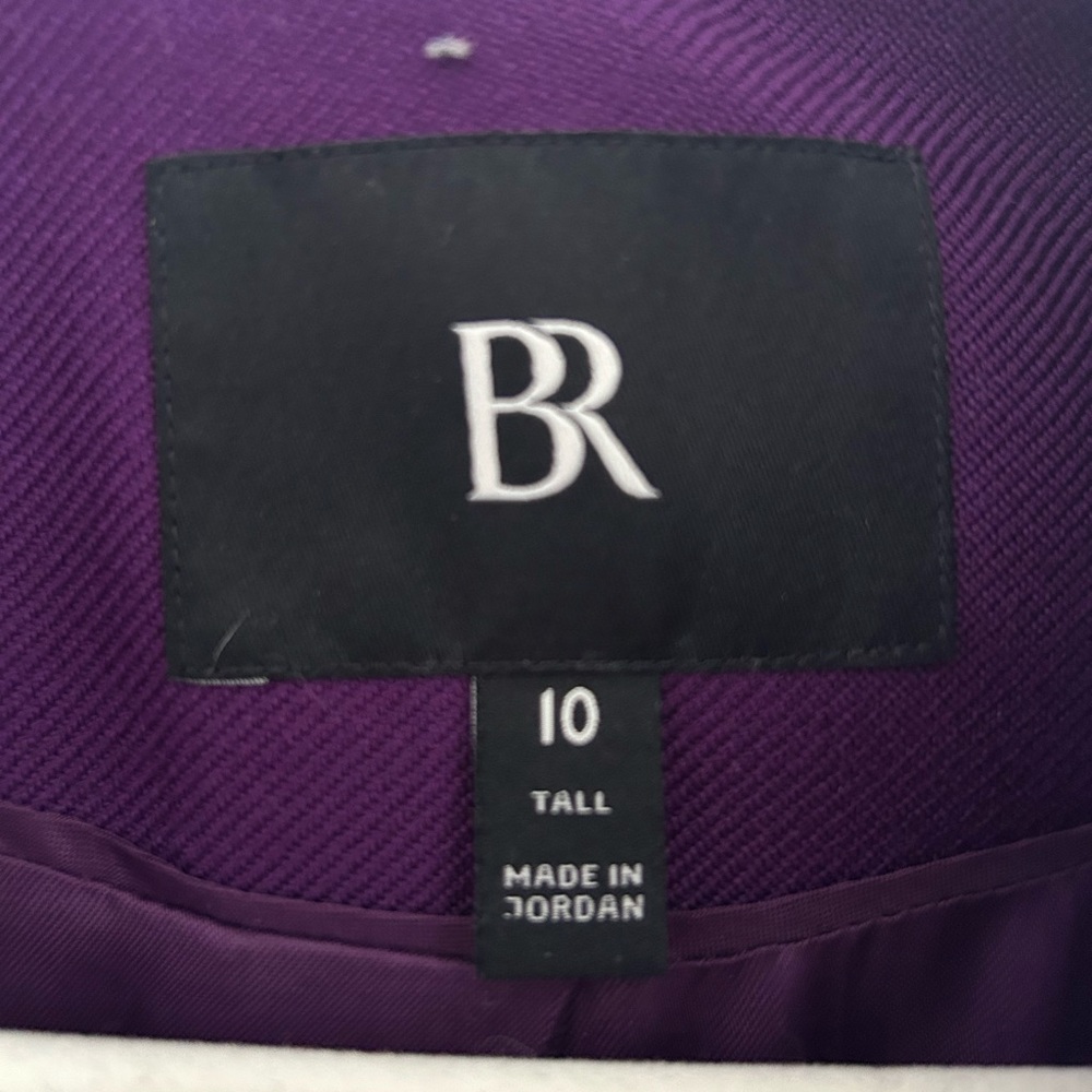 Banana Republic Rich Purple Jacket - Picture 2 of 5